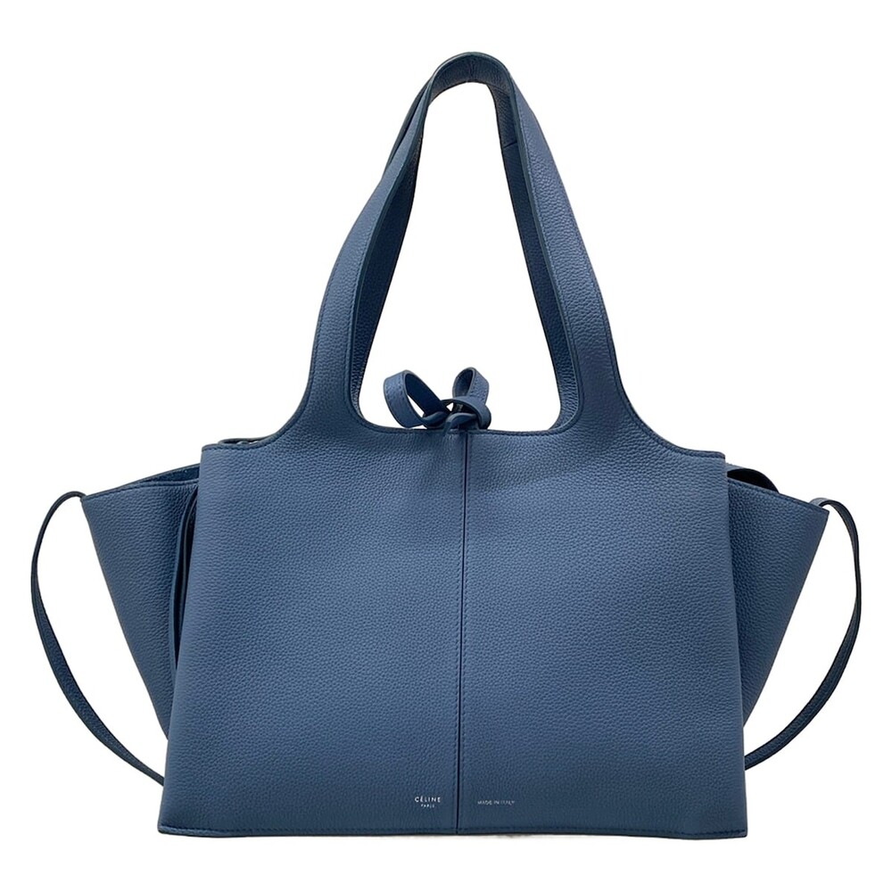 Celine Tri-Fold Small Blue Leather #324719C98B